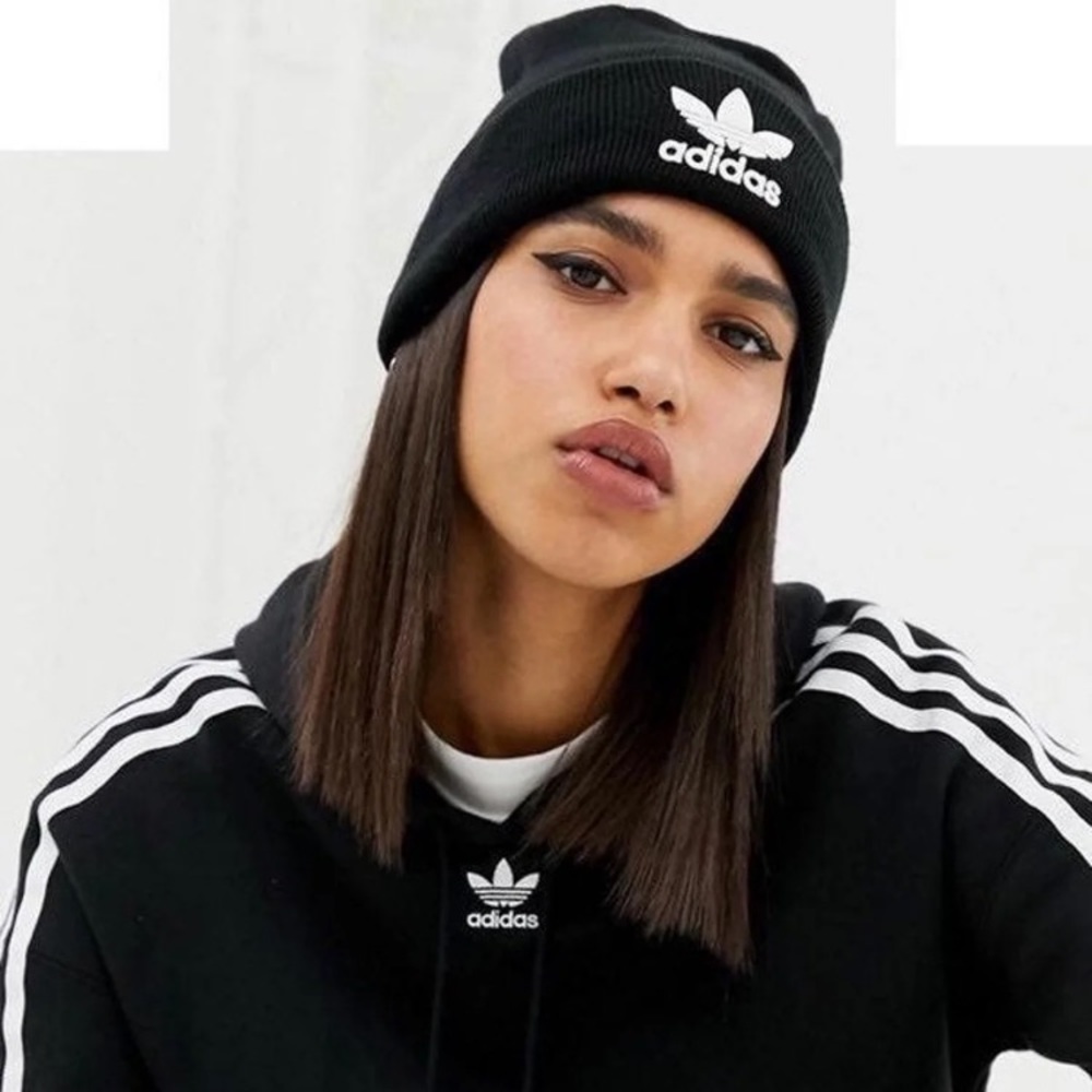 adidas originals embroidered logo beanie